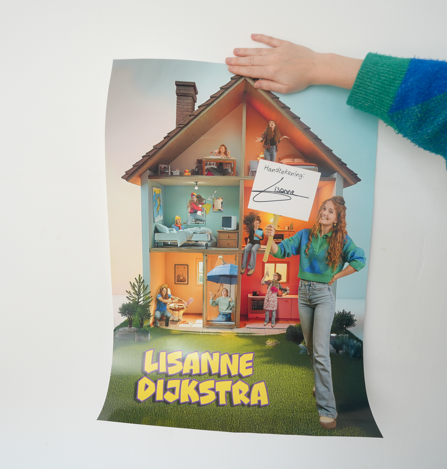 Poster met handtekening